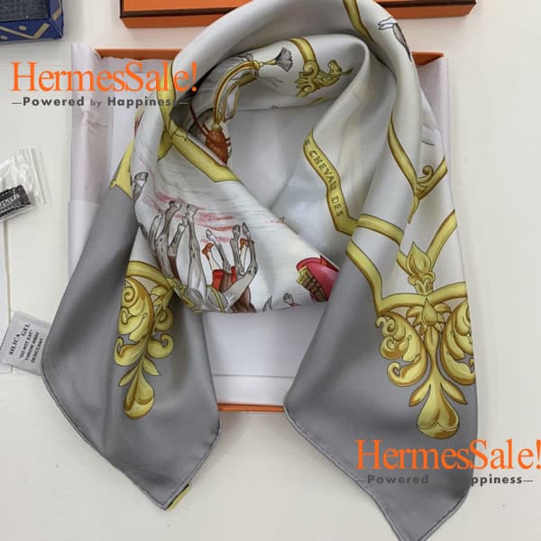 Hermes Silk Twill Scarf 90