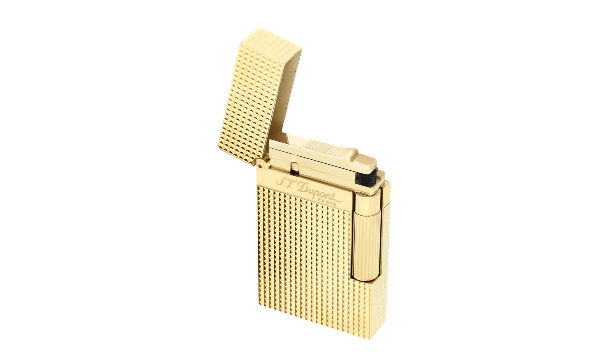 S.T. Dupont Ligne 2 Diamond Head Gold Lighter