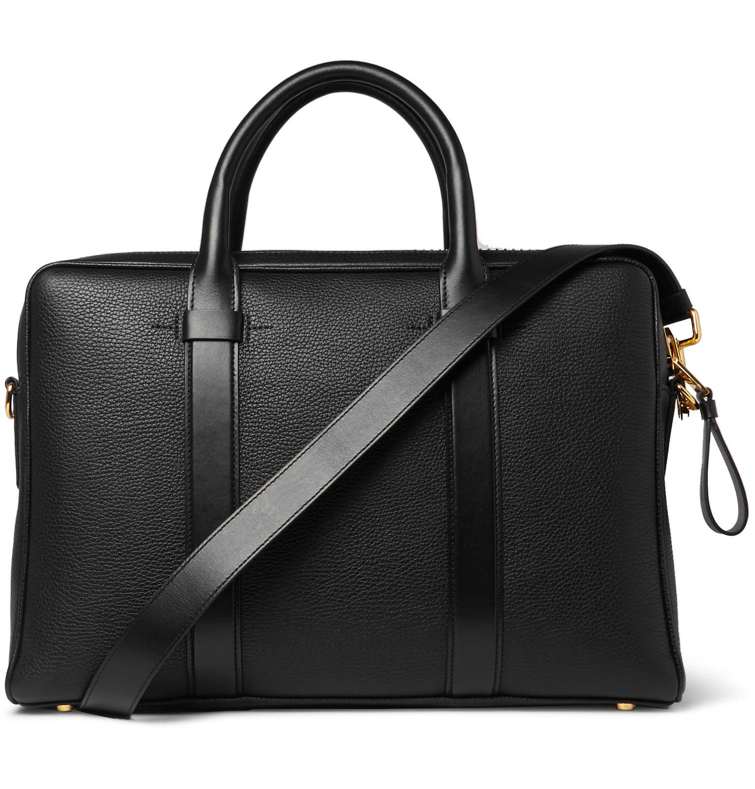 Tom Ford Buckley Leather Briefcase
