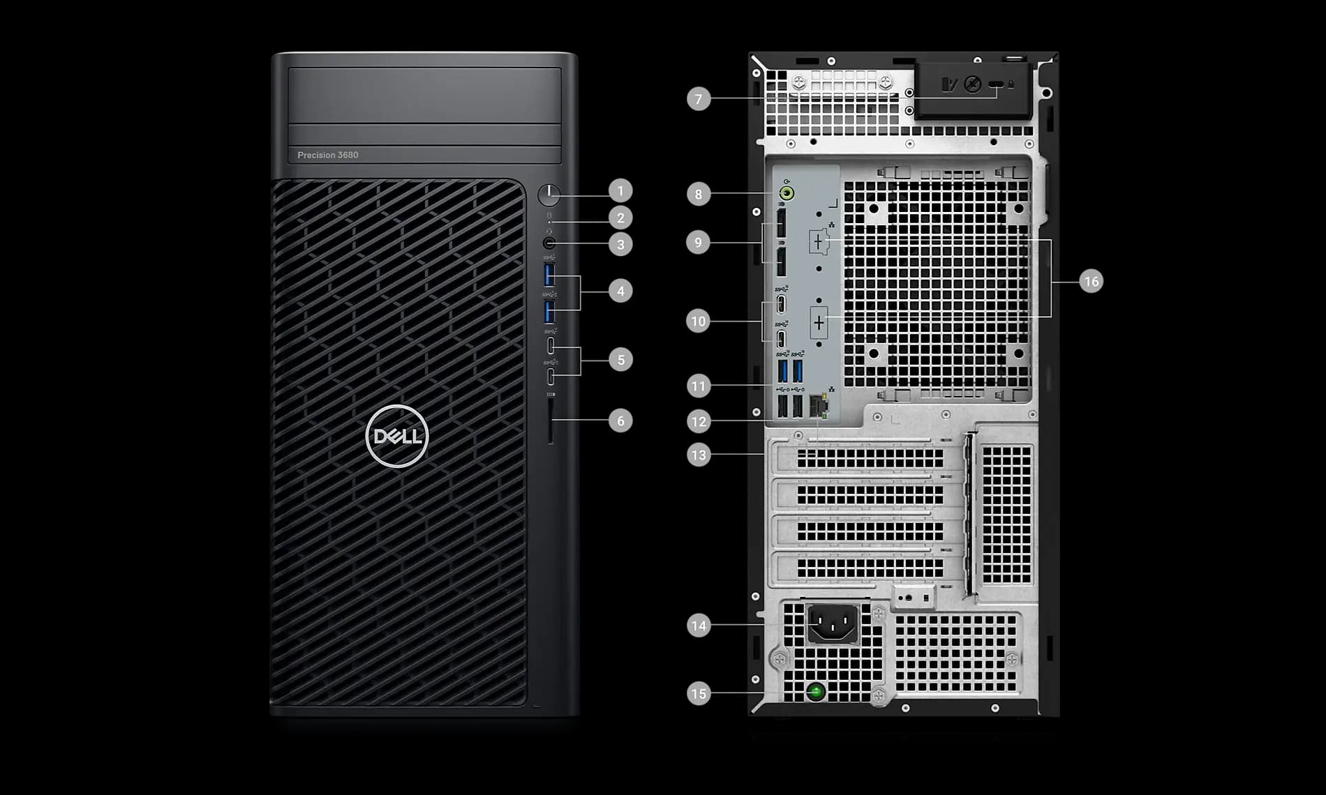 Dell Precision 3680 Tower Workstation