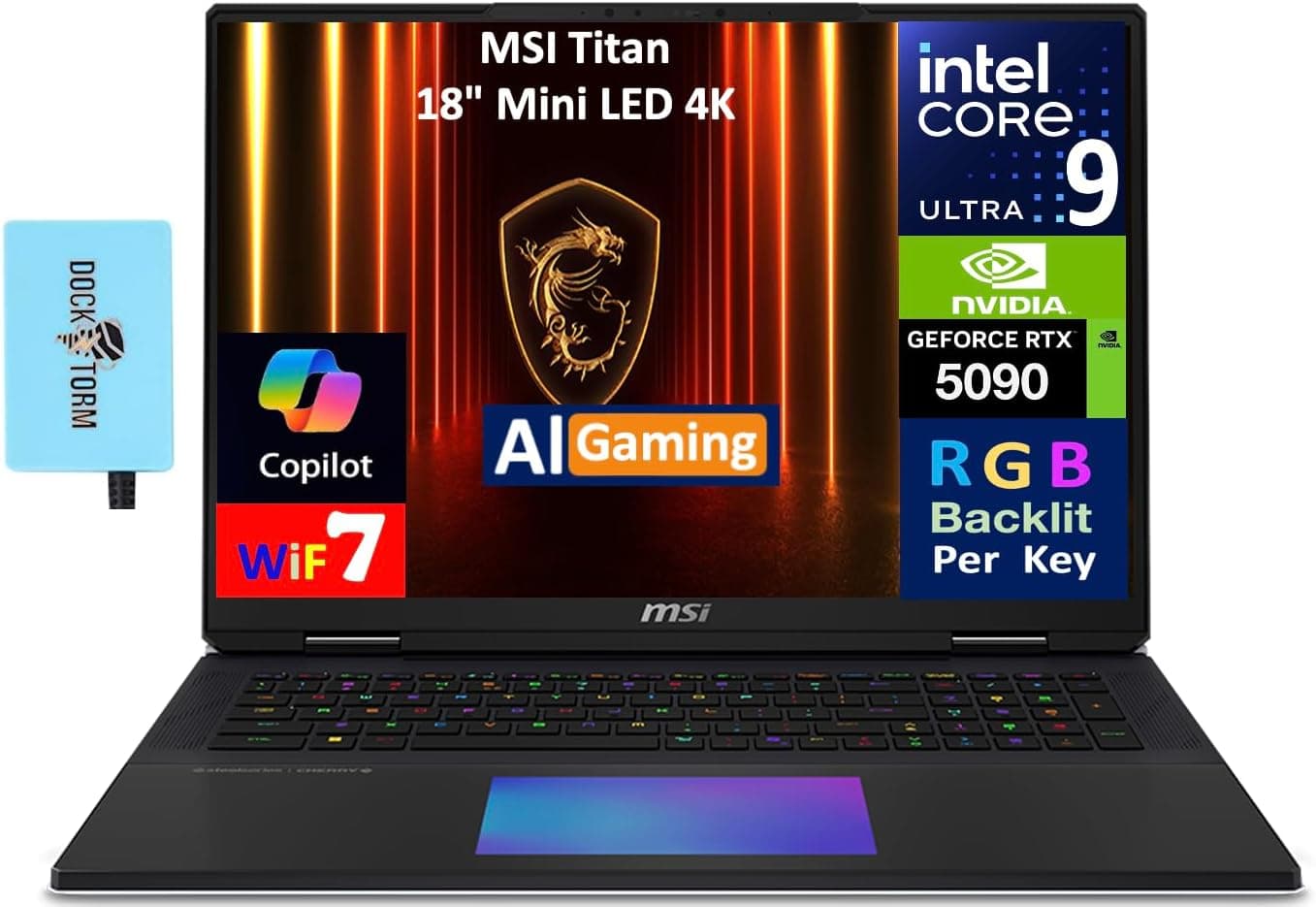 MSI Titan 18 HX AI (2025) Gaming Laptop
