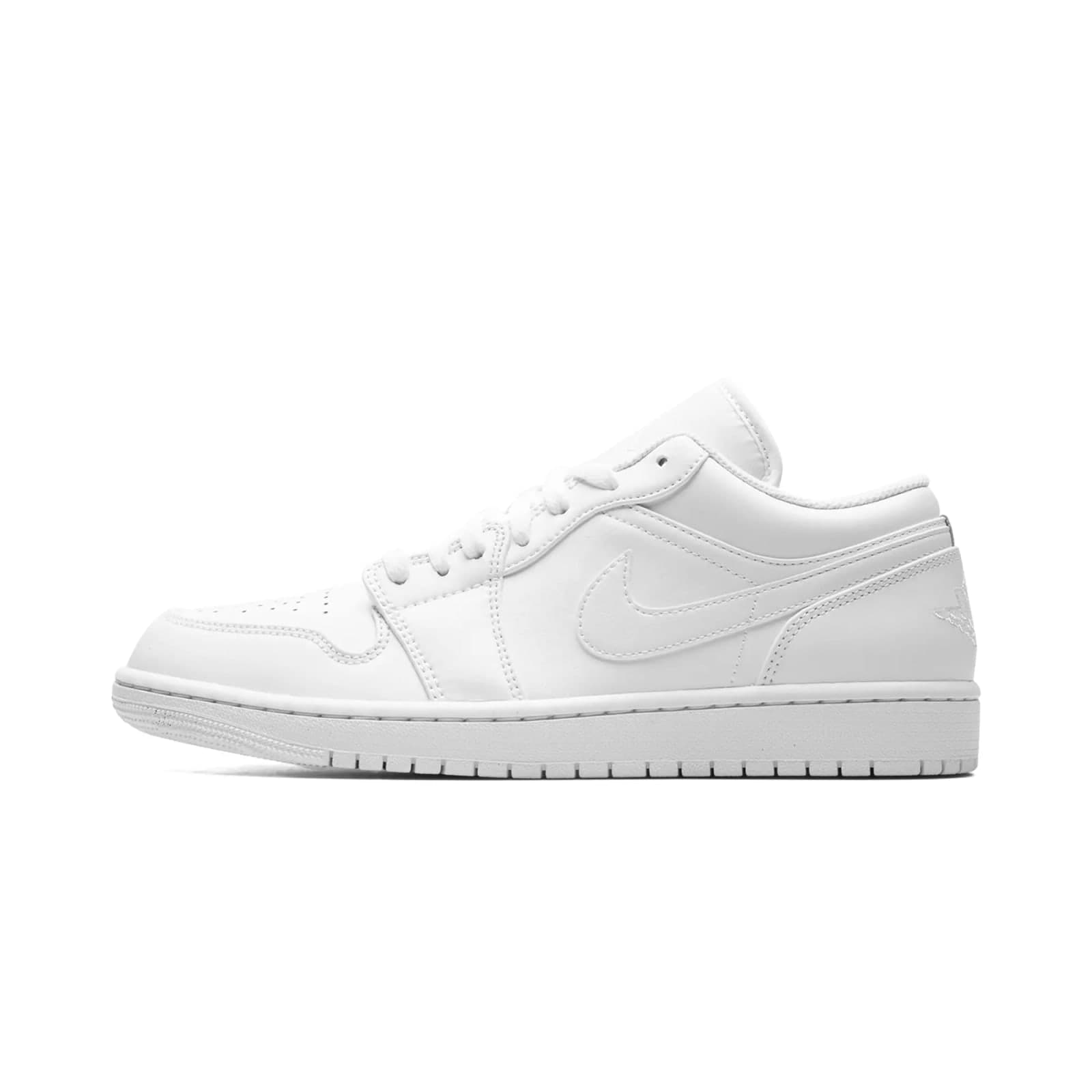 Air Jordan 1 Low Men's Shoes Triple White 553558-136