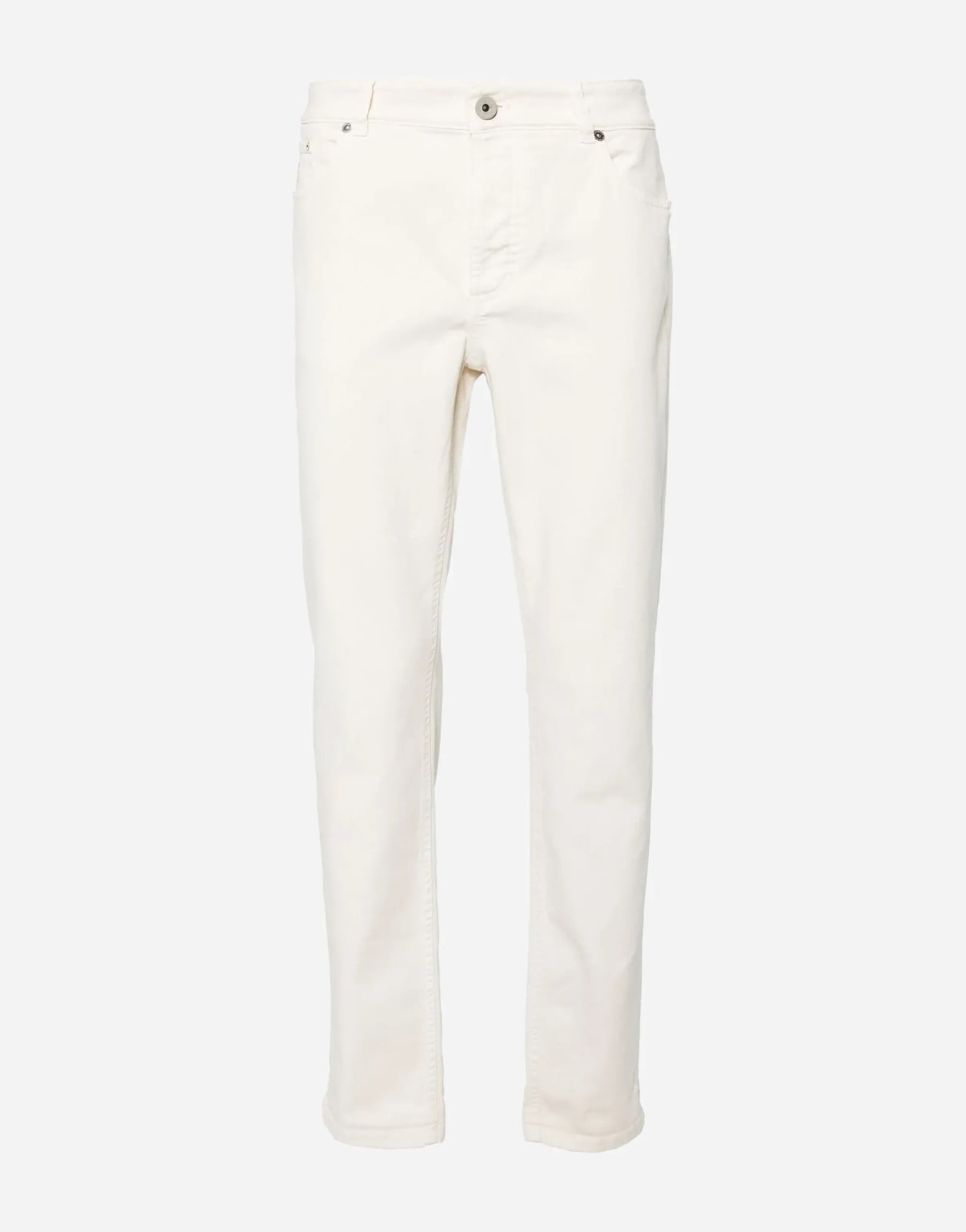 Brunello Cucinelli Garment-Dyed Traditional Fit Denim Jeans