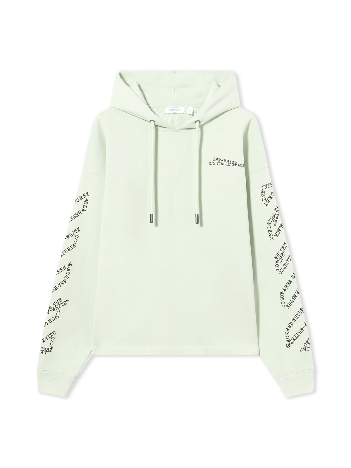 Off-White Type Arrow Diagonal Loose Hoodie