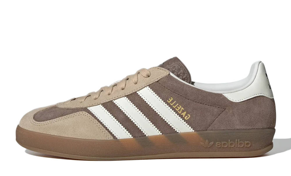 adidas Gazelle Indoor Shoes Earth Strata / Cloud White IF9646