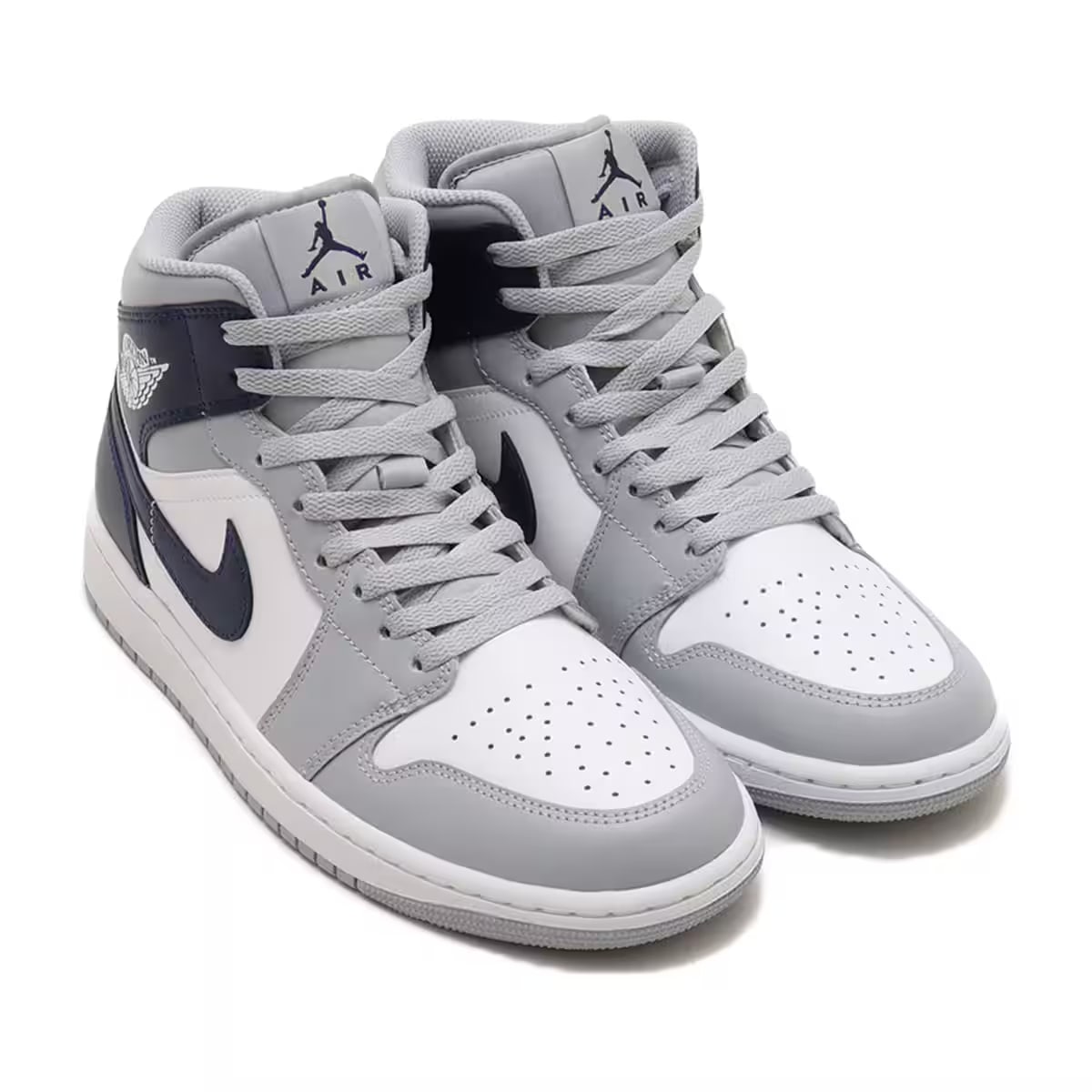 Air Jordan 1 Mid Men's Shoes White/College Navy DQ8426-108