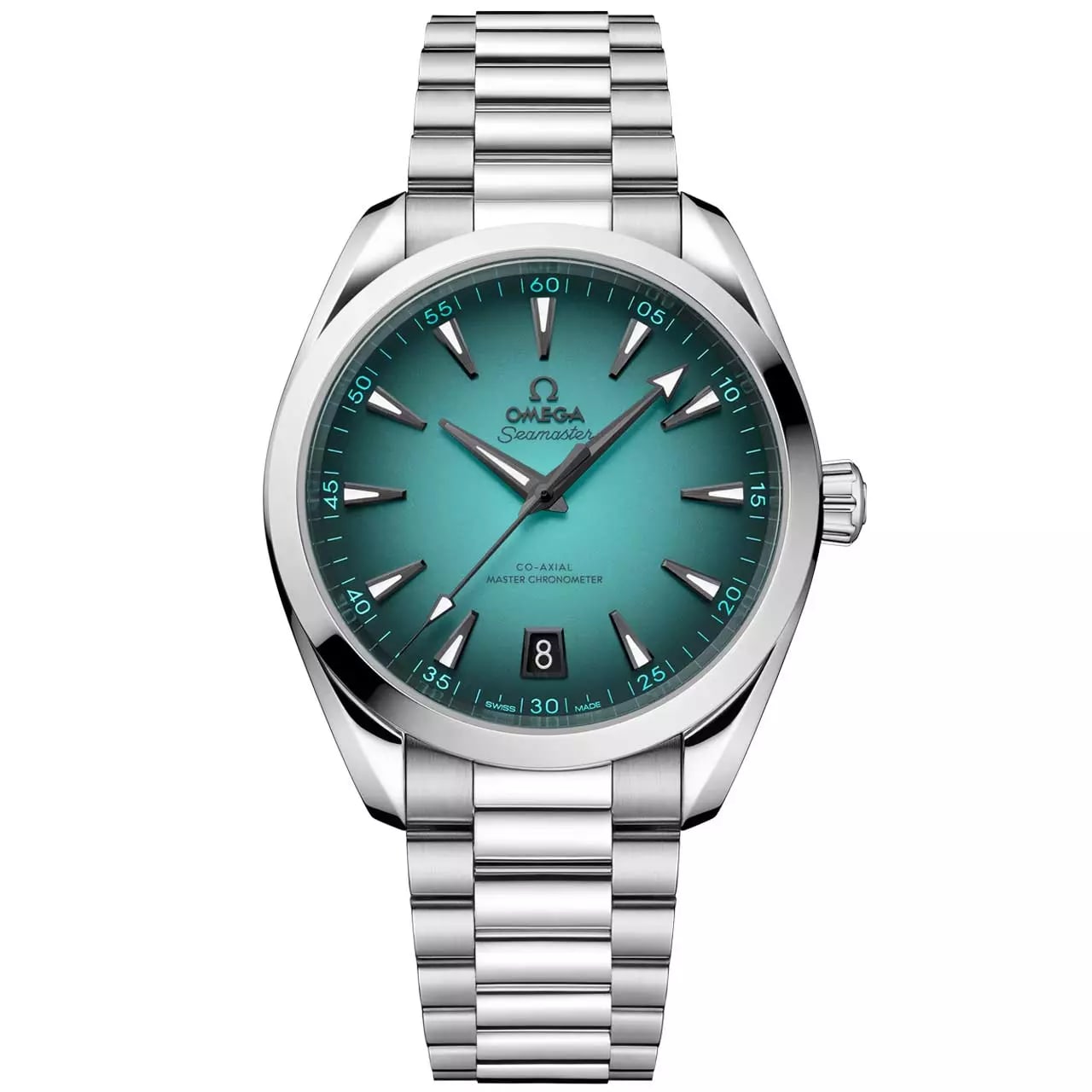 Omega Seamaster Aqua Terra 150M Co-Axial Master Chronometer 41mm Steel Turquoise 220.10.41.21.03.006