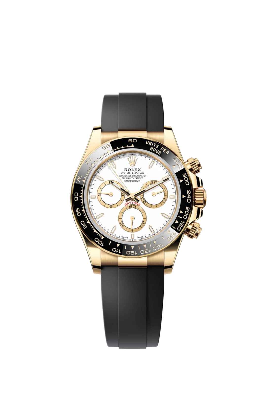 Rolex Cosmograph Daytona 40mm 18k Yellow Gold Oysterflex 126518LN