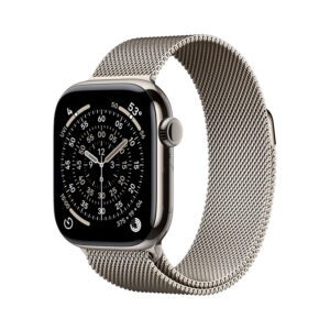 Natural Titanium Case w/ Natural Milanese Loop