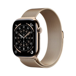 Gold Titanium Case w/ Gold Milanese Loop