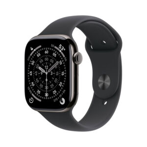 Slate Titanium Case w/ Black Sport Band