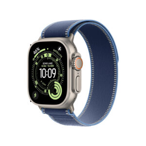 Natural Titanium Case w Blue/Bright Trail Loop