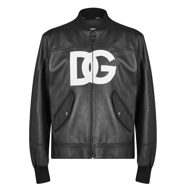 Dolce Gabbana Leather Jacket - Front