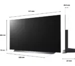 LG C2 OLED TV - View 3
