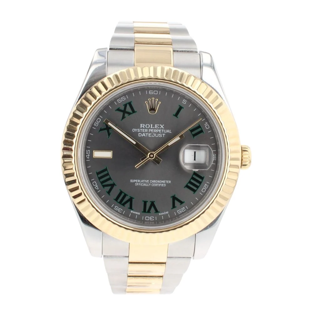 5aFU7A7x2y5YabgEZjaomPI4CgF8L8rLwXRtbLlc.webp Rolex Wimbledon Datejust Watch - Image 1