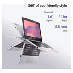 Asus CX1 11.6″ 2 in 1 Chromebook Laptop - Image 5