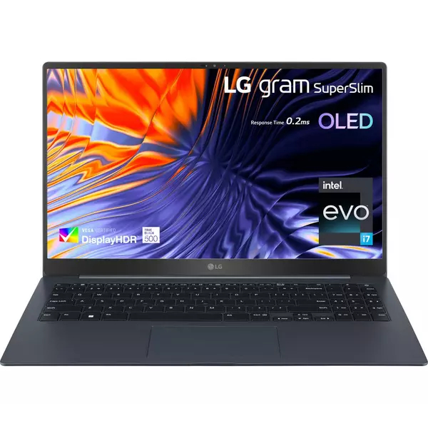 LG Gram SuperSlim 15Z90RT 15.6 OLED Laptop - Front