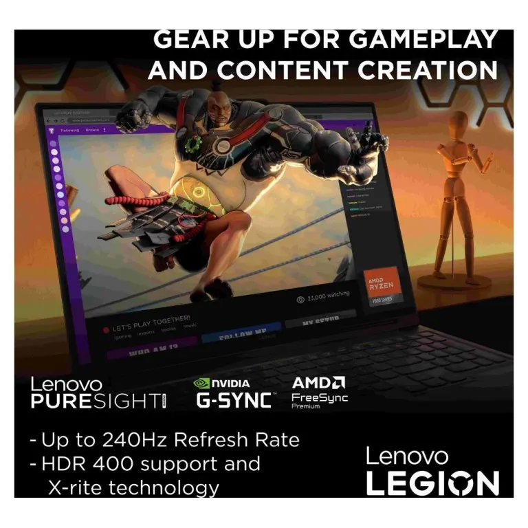 Lenovo Legion Slim 5 16 Gaming Laptop - View 2