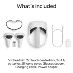 Meta Quest 2 Virtual Reality VR Gaming Headset - View 6