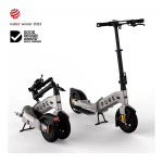 Pure Advance Flex Electric Folding Scooter - View 3