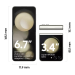 Samsung Galaxy Z Flip5 Smartphone - View 3