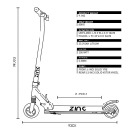 Zinc Eco Electric Folding Scooter - View 10