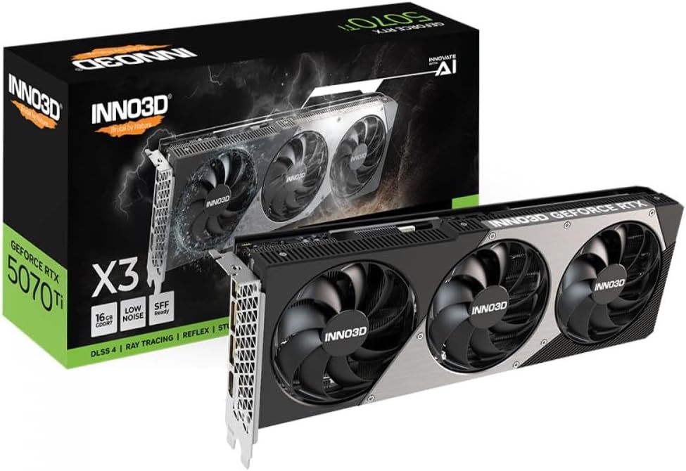 INNO3D GeForce RTX 5070 Ti X3 16GB Graphics Card