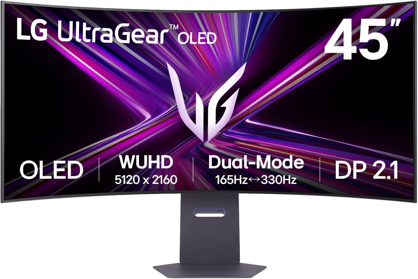 LG UltraGear OLED 45-inch Curved Gaming Monitor