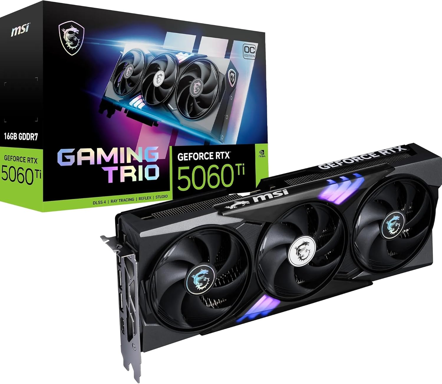 MSI GeForce RTX 5060 Ti Gaming OC 16GB Graphics Card